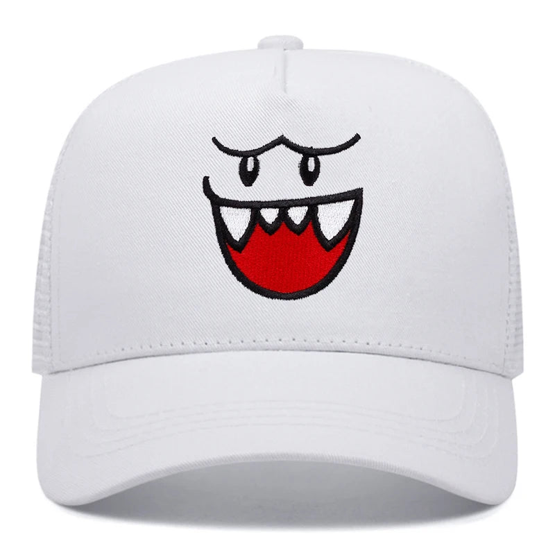 Happy Face Women Men Outdoors Baseball Cap Summer