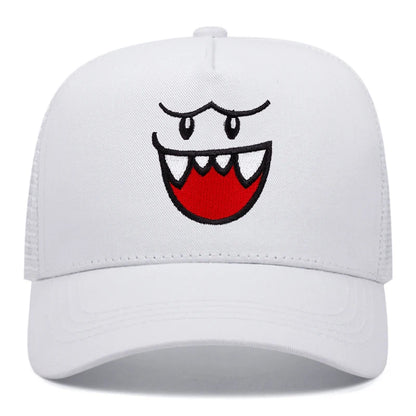 Happy Face Women Men Outdoors Baseball Cap Summer