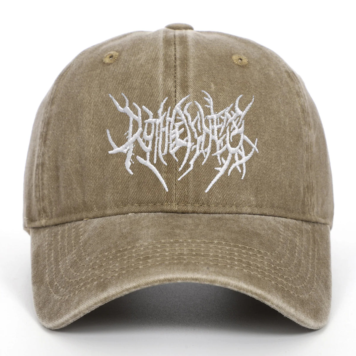 Vintage Washed Punk Hip Hop Baseball Cap Embroidered Dad Hat Vintage Classic Style
