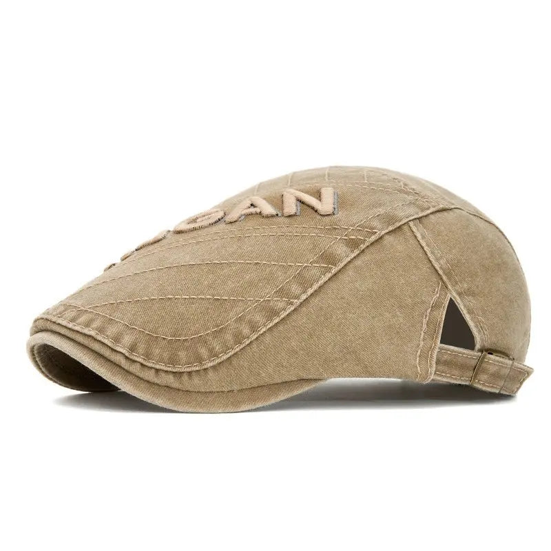 Four Seasons Cotton Letter Newsboy Caps