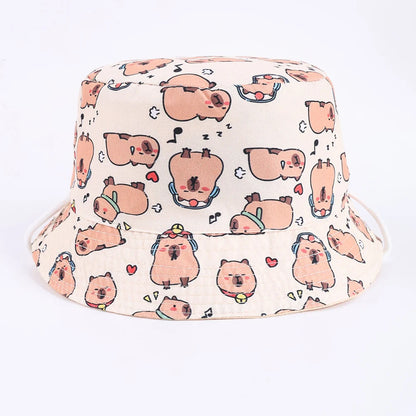 Summer Double Sided Children Bucket Hats