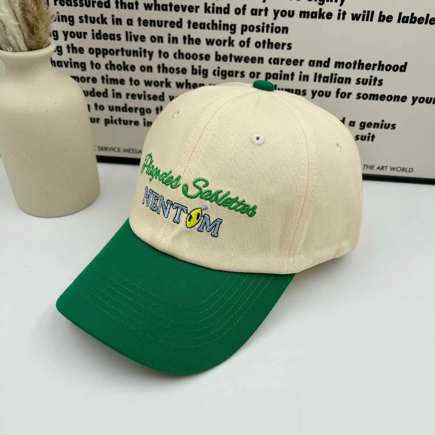 Women Letter Embroidery Baseball Cap