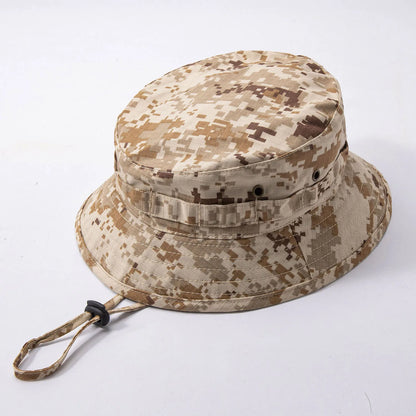 Custom Printed Logo Camouflage Bucket Hat