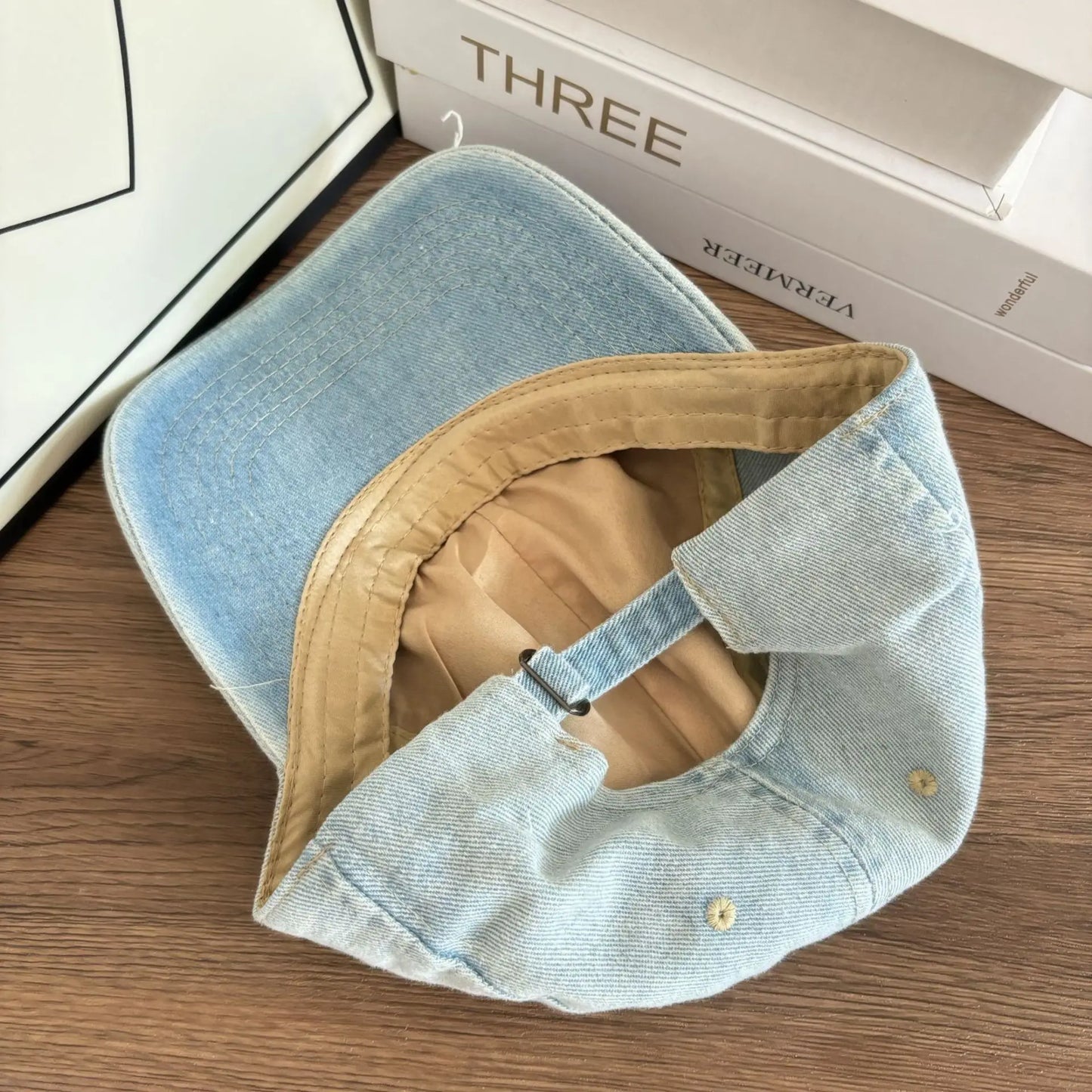 Denim Baseball Cap For Women And Men