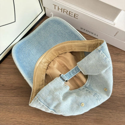 Denim Baseball Cap For Women And Men