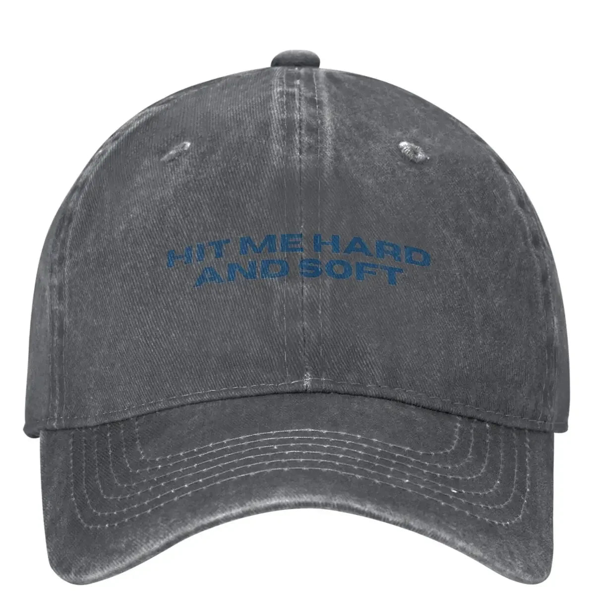 Classic Hit Me Hard And Soft Billies Baseball Caps Unisex Style Distressed Cotton