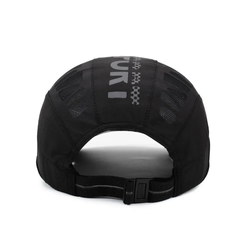 Summer New Arrival SPORT Letter Front Panel Cap For Men Breathable Sun Hat Outdoor UV Protection Baseball Cap