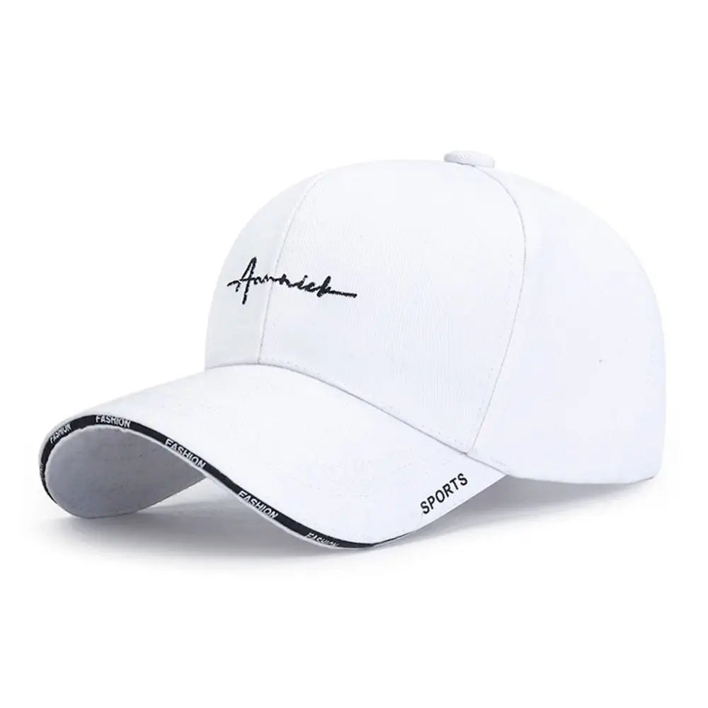 Breathable Sun Hats Cotton Solid Color Baseball Cap