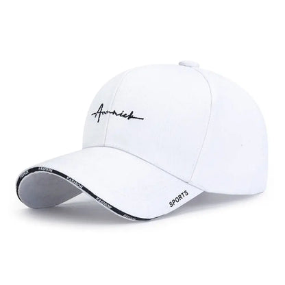 Breathable Sun Hats Cotton Solid Color Baseball Cap