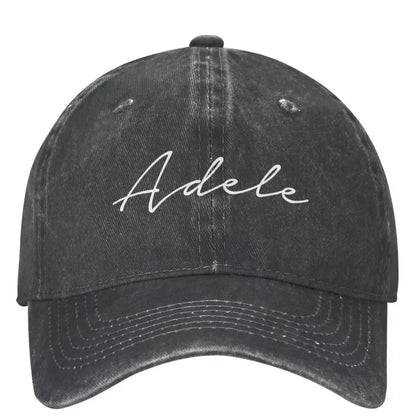 Adele Baseball Caps Outfit Casual Distressed Denim Washed Snapback Dad Hat