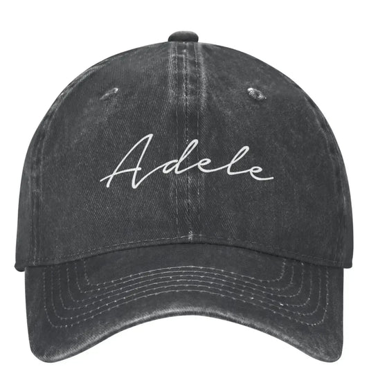 Adele Baseball Caps Outfit Casual Distressed Denim Washed Snapback Dad Hat