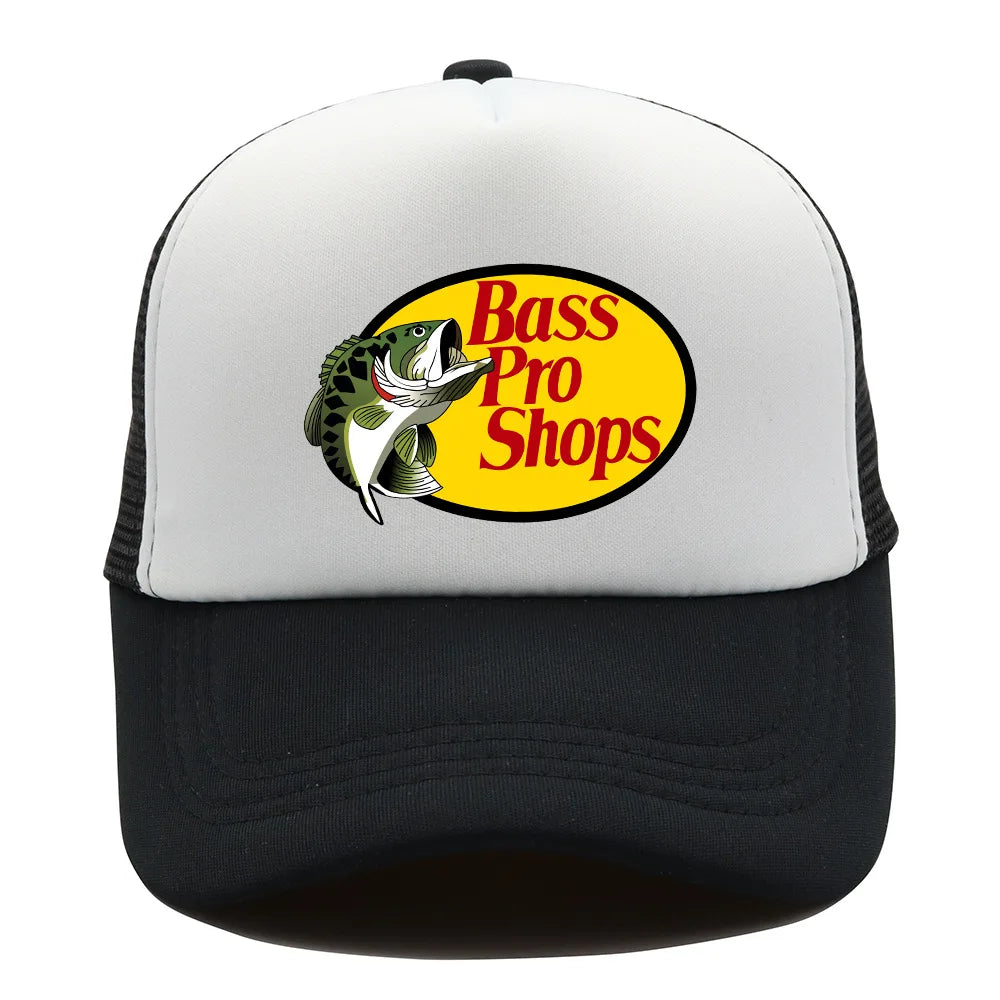 Fashion Fish Trucker Caps Men Funny Fishing Printing Hat Baseball Cap
