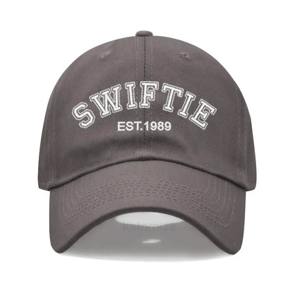 1989 Embroidery Baseball Cap for Men Women Unisex Washed Cotton