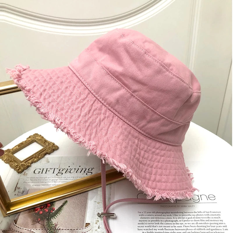 Hairy Fisherman Hat Women's Summer Style Sun Shading Spring and Autumn