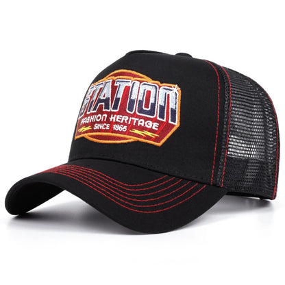 Station 1865 Truck Hat Men's Personalized Hip Hop Hat Women's Outdoor