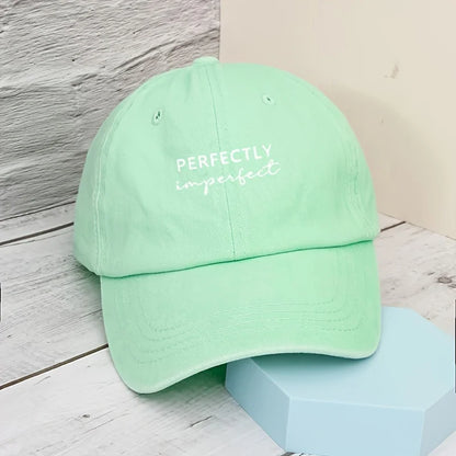 1pc Vintage "Perfectly Imperfect" Washed Baseball Cap