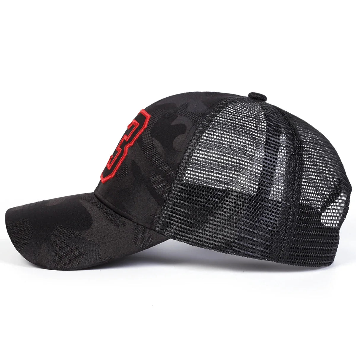 Unisex Letter Embroidery Baseball Net Caps Outdoor Adjustable Casual Hats Sunscreen Hat Sports Cap