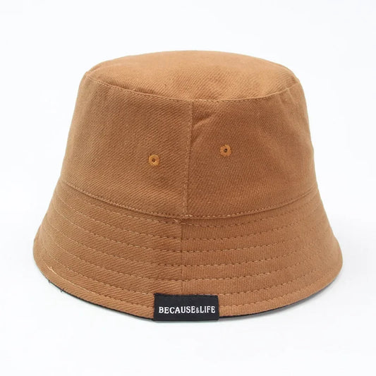 Cotton Warm Solid Bucket Hat Fisherman Hat