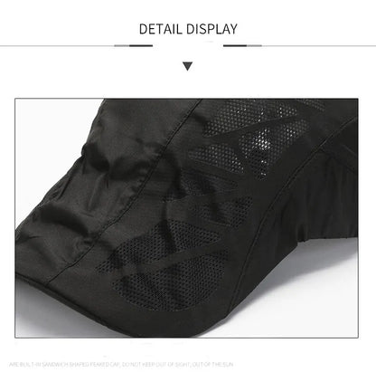 Summer Hat Men Casual Baseball Cap Fast Drying Breathable Forward Cap Outdoor Sun Protection Shade Baseball Cap