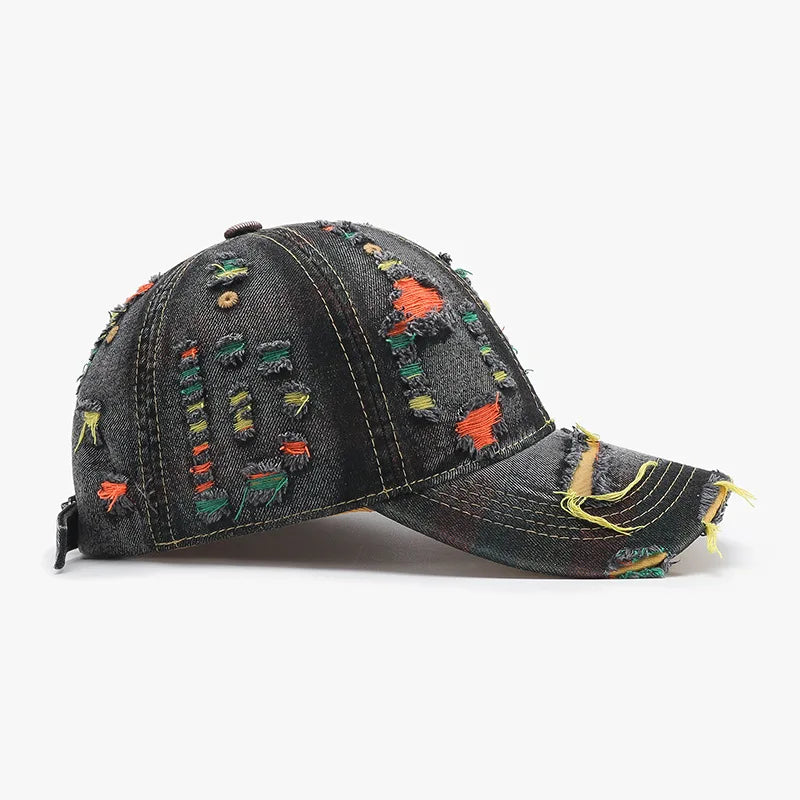 Cross-Border Hole Retro Hole Baseball Hat
