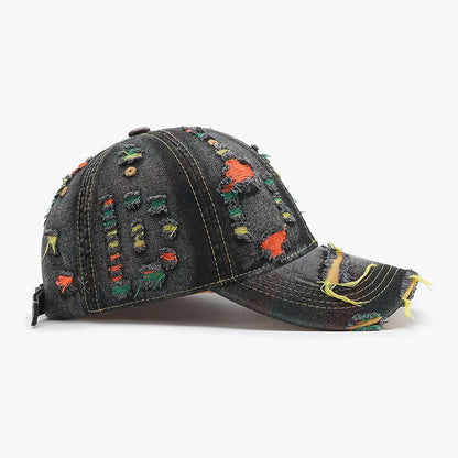 Cross-Border Hole Retro Hole Baseball Hat