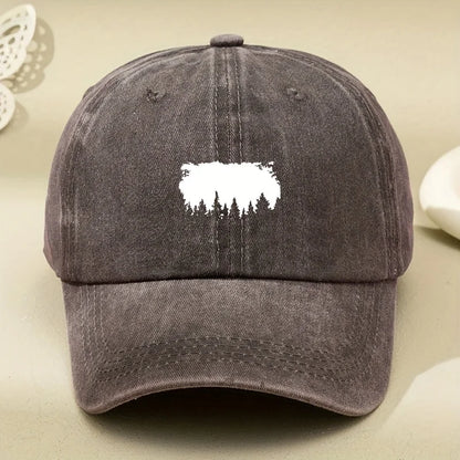 Forest Printed Baseball Cap for Men and Women