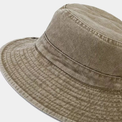2026 New Four Seasons Cotton Solid Bucket Hat Fisherman Hat