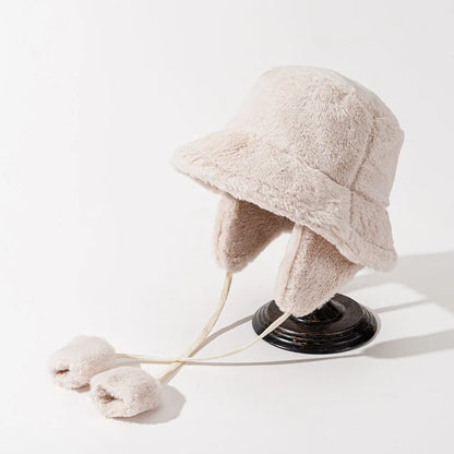 Bomber Winter Warm Bucket Hat Hats For Women Golf Cap