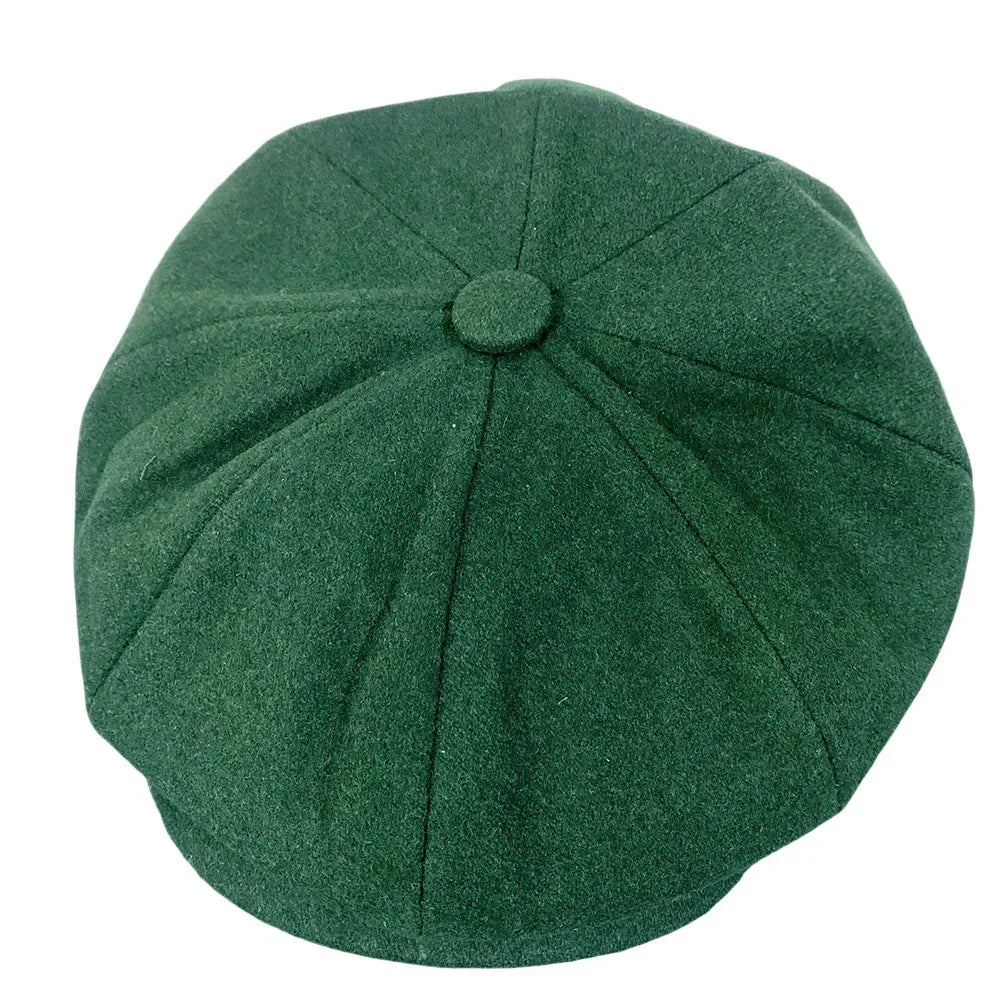 Vintage Newsboy Caps Retro Octagonal Hat