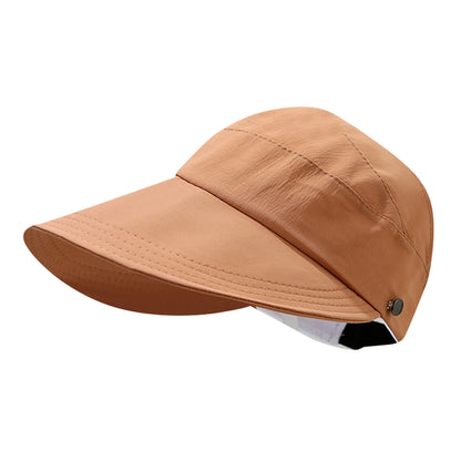 Ladies UV-Protection Visor Hats Sunscreen Caps