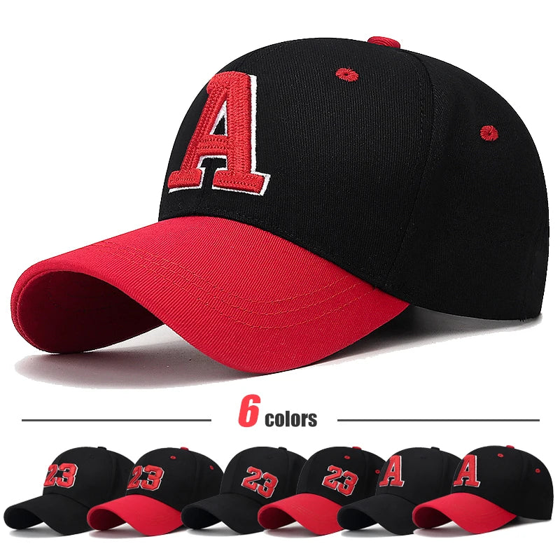 Unisex 3D Letter Embroidered Cotton Baseball Cap Football Caps