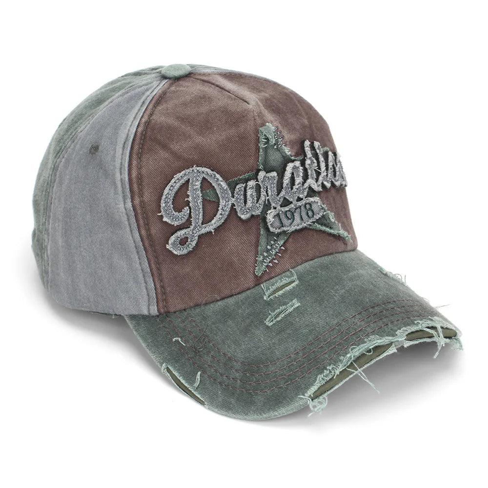 Plaid Washed Baseball Cap - Men's and Women's Hat