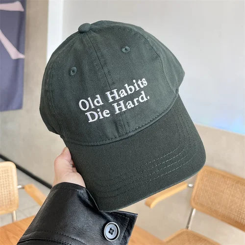New Baseball Cap Embroidery Lettered Casual