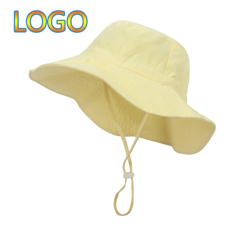 Custom Logo Uv Protection Children Bucket Hat