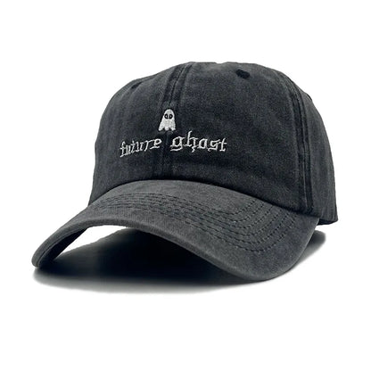 Summer Autumn Future Embroidery Ghost Hip Hop Sunshade Baseball Cap