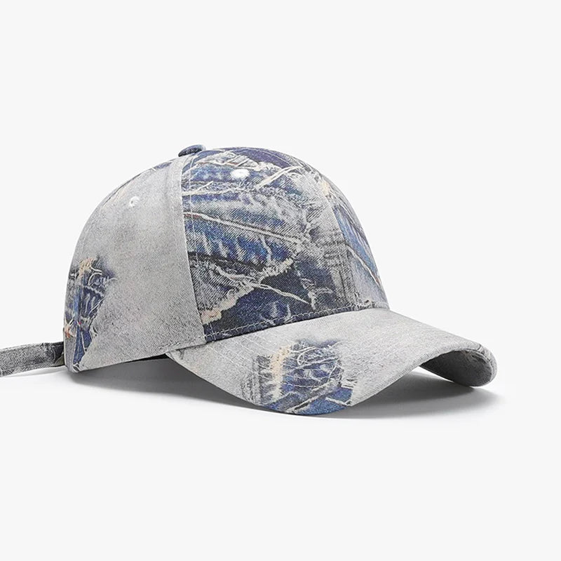 Tie Dye Men Women Baseball Cap Spring Autumn Trendy Graffiti