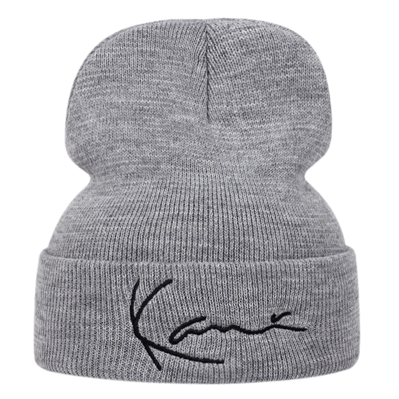 Fashionable Lettered Knitted Hats, Warm Woolen Hats