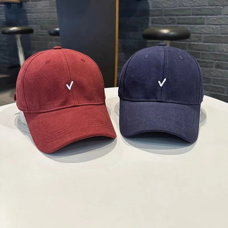 Fashion Embroidery Baseball Cap Wide Brim Retro Baseball Hat