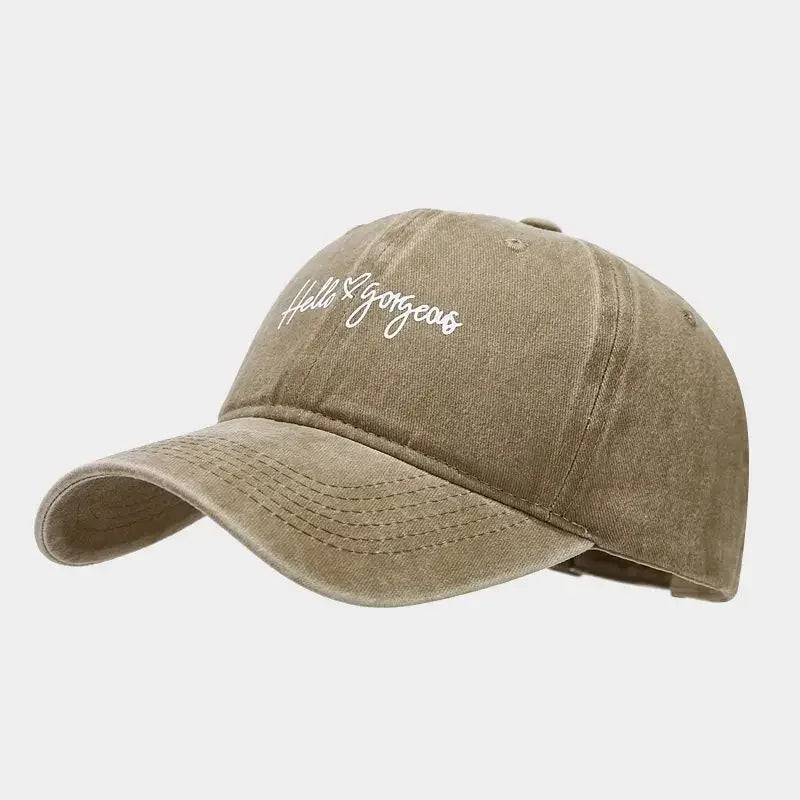 Four Seasons Cotton Letter Print Casquette Baseball Cap
