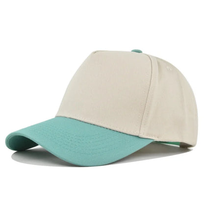 Unisex Light Panel Color Blocked Baseball Caps Spring Autumn