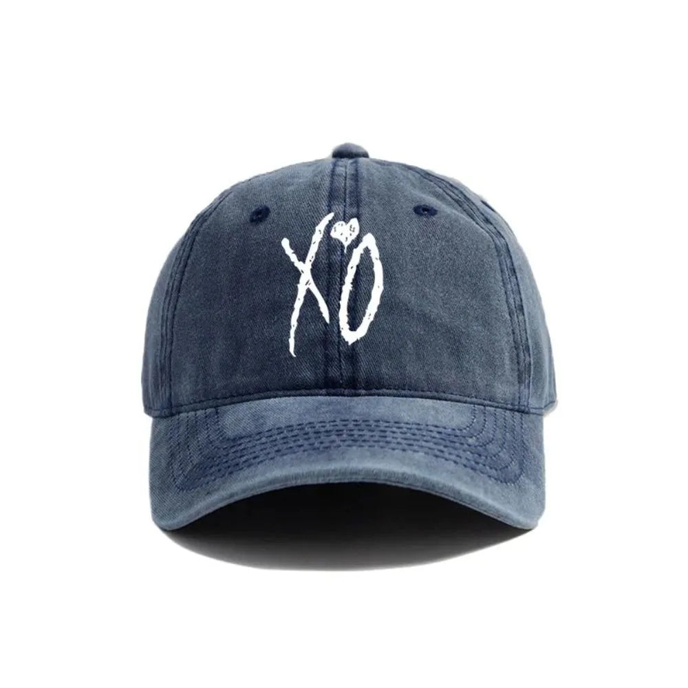 XO The Weeknd Baseball Cap Distressed Hats Cap Men