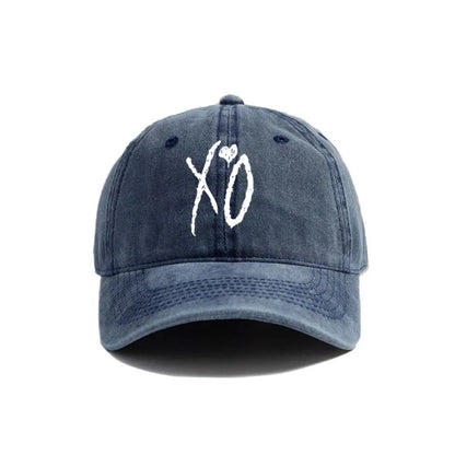 XO The Weeknd Baseball Cap Distressed Hats Cap Men