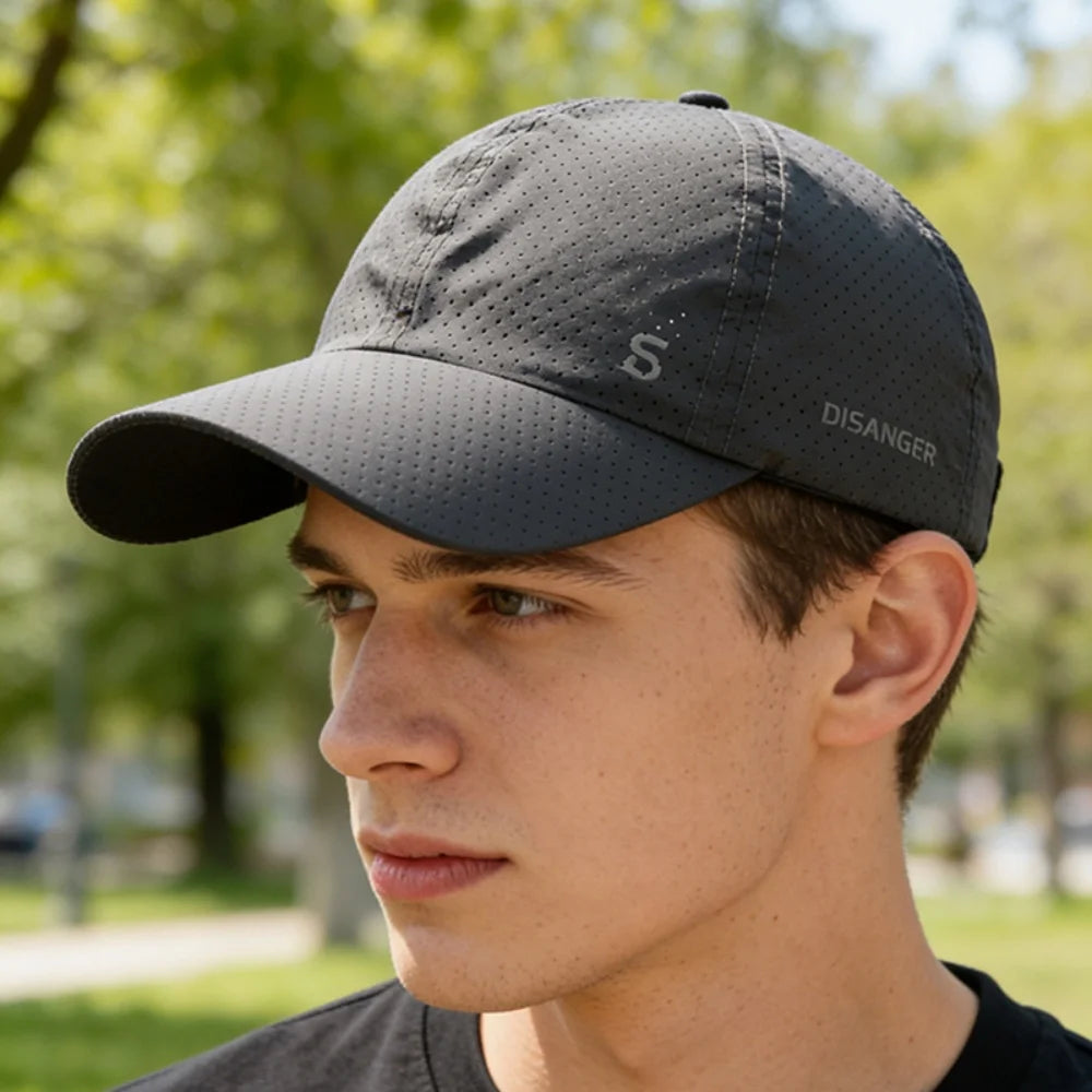 Solid Running Cap Thin Quick Duck Tongue Outdoor Men's Woman