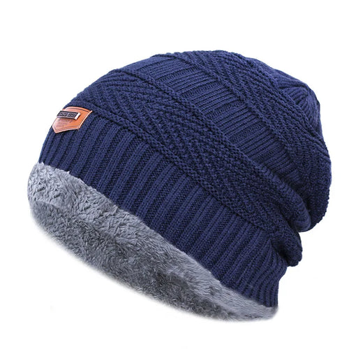 Winter Beanie Hat For Men Knitted Hat Winter Cap
