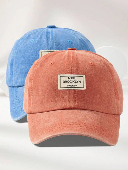 Unisex Washed Denim Baseball Cap Adjustable Casual Hat