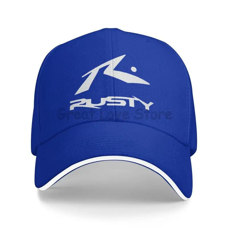 Rusty Surfboards Unisex Daily Casual Sandwich Hat Summer Sports Sun Protector Bucket Hats Snapback Cap