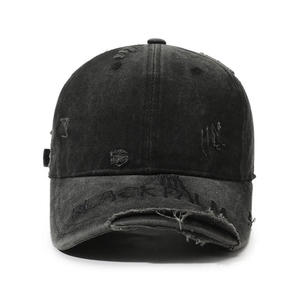 Spring–Autumn Faded Distressed American-Style Washed Cap
