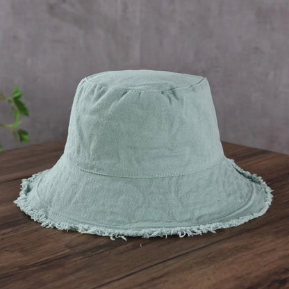 Fashion Foldable Burrs Bucket Hat for Women Men