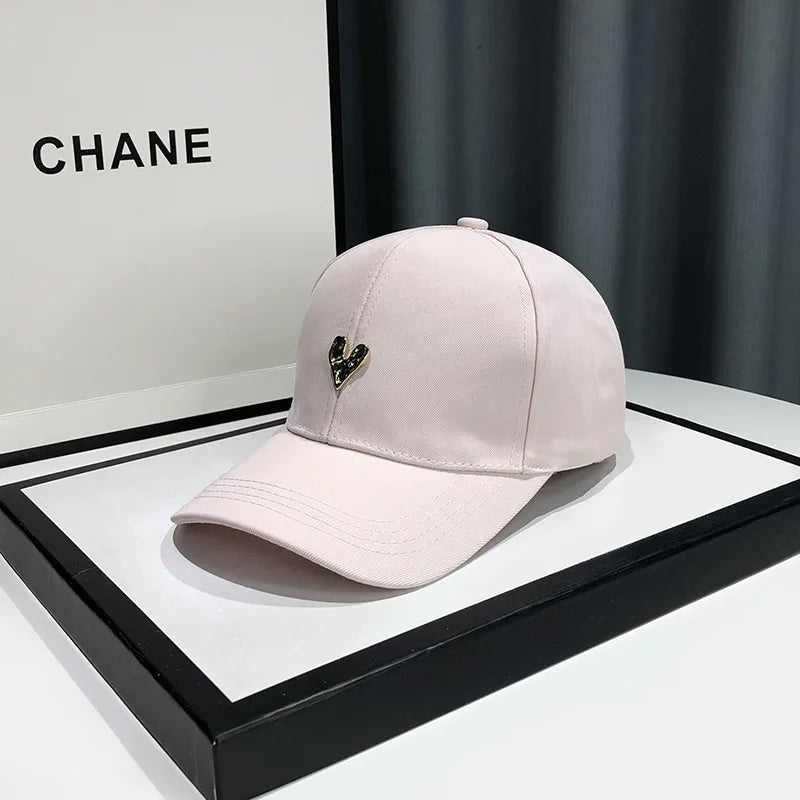 Unisex Love Embroidery Baseball Caps Spring Autumn