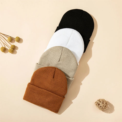 Baby Knitted Hat Autumn Winter Warm Newborn Infant For Boys Girls Soft Comfortable